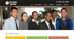Desktop Screenshot of leverslaw.com